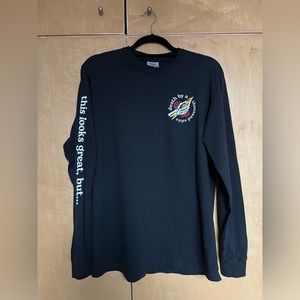 Long Sleeve Shirt with Graphic | Comfort Colors | Size M